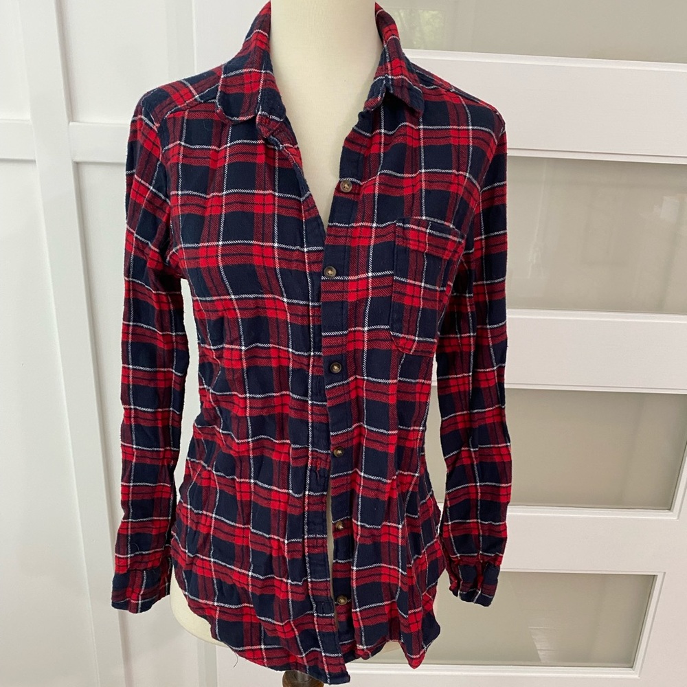 Red flannel shirt